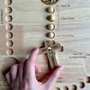 Wood Bead Board for Jewelry Making Jewelry Beading Tray for Bracelets Necklaces Making Beading Mats Trays DIY Craft