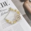 Beaded Bead Chain Watch Dopamine Quartz Watch New Bracelet Watch  Women Girls