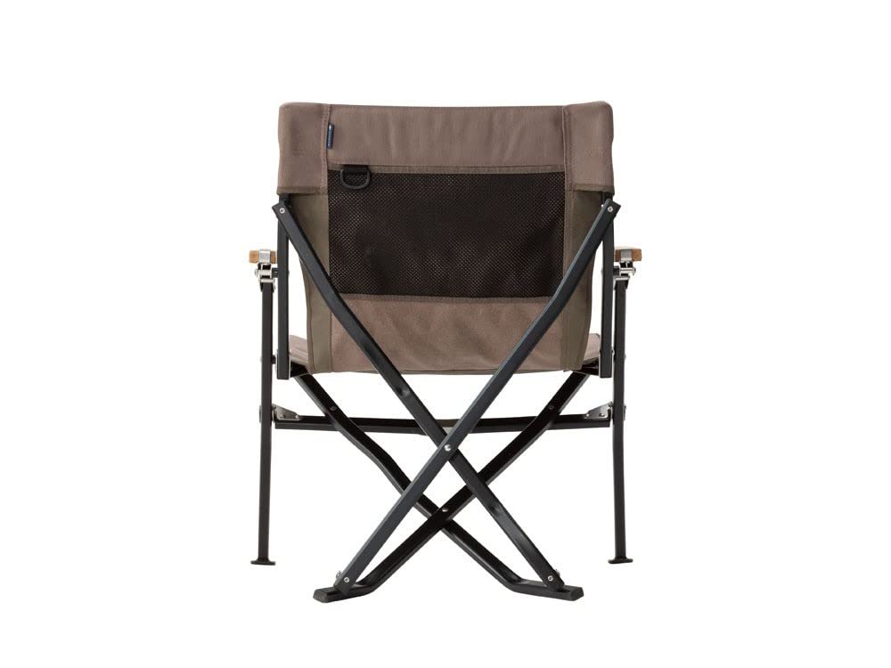 Snow Peak Low Chair 30 Short Gray LV-093GY Low Chair Folding Chair Comfortable to sit in Compact storage