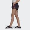 Adidas Originals Logo Print Elastic Waist Casual Shorts Women Bottoms Black GD3970