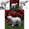Arctic Bear Resin Figurine For Micro Garden And Gift Giving Occasions