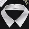 Męskie Gładkie Garnitury Formalne Fałszywy Kołnierzyk dla Kobiet Klapa Krawat Kołnierzyki Fałszywe Zdejmowany Odpinany Kołnierzyk Krawaty Kołnierzyki Faux