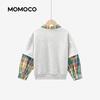 MOMOCO Kids' Trendy Layered Design Sweatshirt