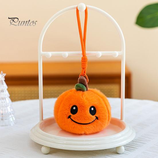 Creative Pumpkin Plushies Halloween Plush Keychain, Cute Spooky Stuffed Toy Pendant for Bag Charm Keys, Soft Mini Doll Hanging Ornament Festival