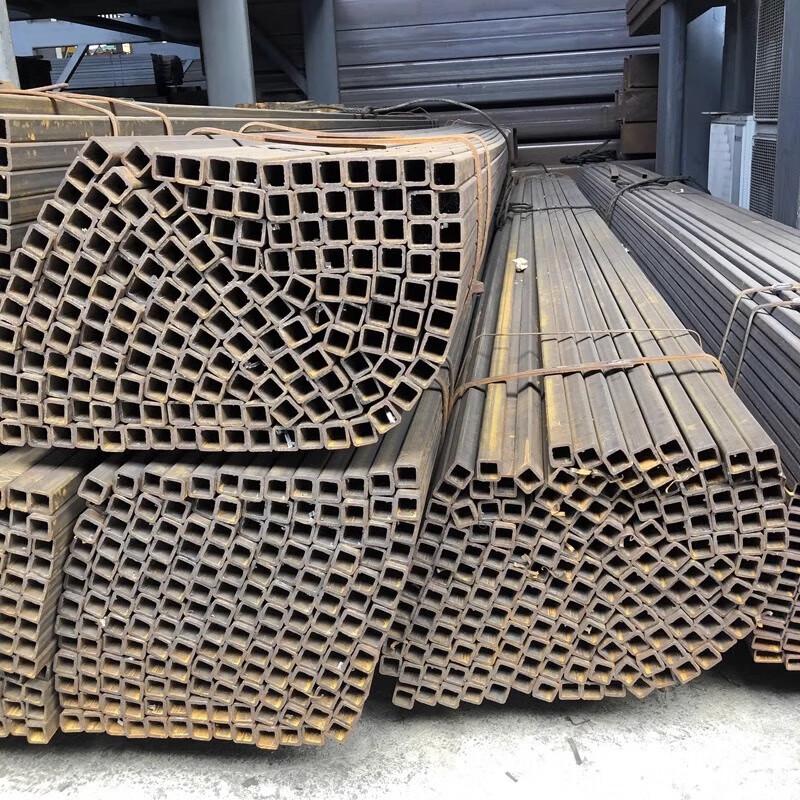 Black Rectangular Steel Tube