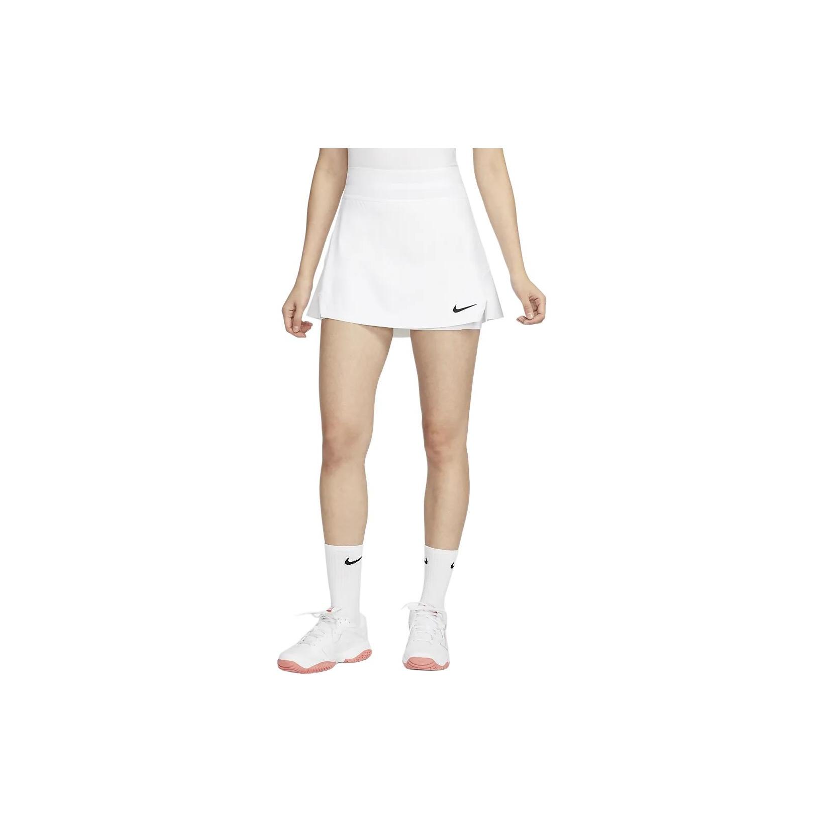 NikeCourt Dri-FIT Victory Flouncy Tennis Skirt White Women DH9553-100 XL