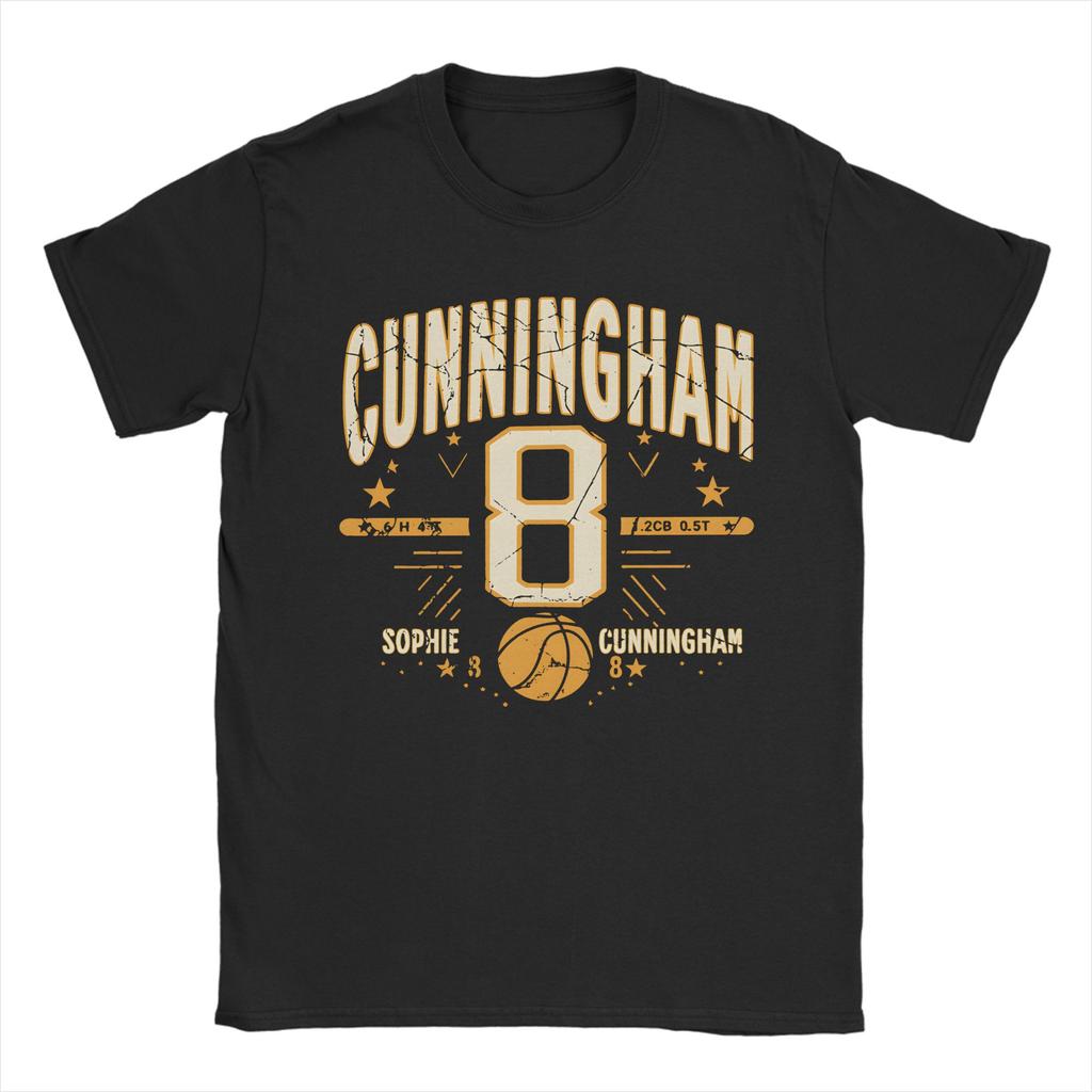 Sophie Cunningham Numero 8 Pallacanestro Unisex Unisex T-shirt Divertenti Manica Corta Girocollo T-shirt Puro Cotone Abbigliamento Stampato