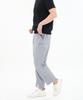 CUSTOMUS Men'S Summer Loose Fit Elastic Waist Pants Poly-Spandex Wrinkle-Free Pants Cxs26Mwpt313 Bla