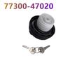 Gas Cap Locking Gas Fuel Tank Cap with Key 77300-47020 10504 For Toyota For Nissan For Chevrolet/Chevy For Honda For Jeep