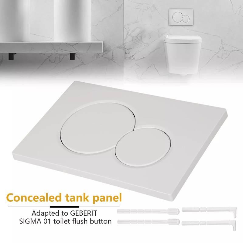 Pentru Geberit Sigma 01 Placă de Acționare cu Buton Dublu pentru Spălare, Acționator pentru Rezervor WC Ascuns