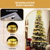 Christmas Tree Ribbon Fairy Lights, Indoor DIY Lace Bows String Light Battery Powered Twinkle for Christmas Tree New Year Decor