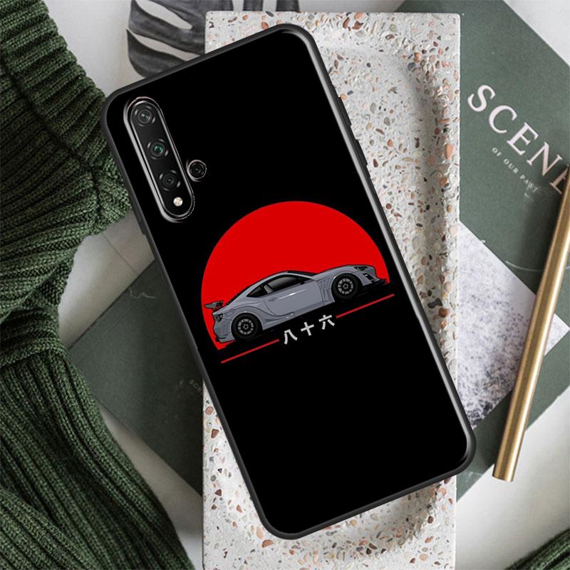 Japan JDM Car For Huawei Nova 7i 8i 11i 12i 12s 9 10 SE Y91 Y90 Y60 Y70 Y72 Y61 P30 P40 Lite P60 Pro Case