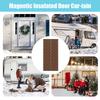 Insulated Door Curtains Pet-Friendly Easy Installation Thermal Door Curtains Magnetic For Kitchens Doorway Bedrooms Nursery