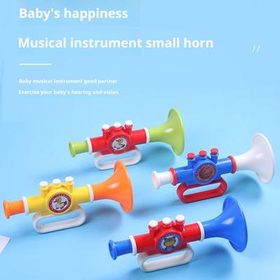 Zabawka trąbka Zabawka muzyczna dla dzieci Wczesny edukacyjny instrument muzyczny Rozwój sensoryczny dziecka Trąbka dla dzieci
