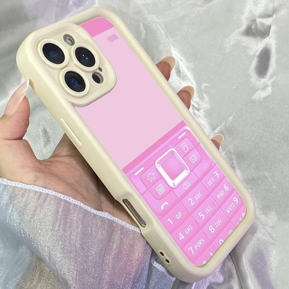 JT215 Cute Patterns Pink for iPhone 17 16 15 14 Pro Max Samsung S26 S25 Ultra A17 A16 A07 A56 A15 A06 Xiaomi 15T Redmi 15c 14C Soft TPU Case