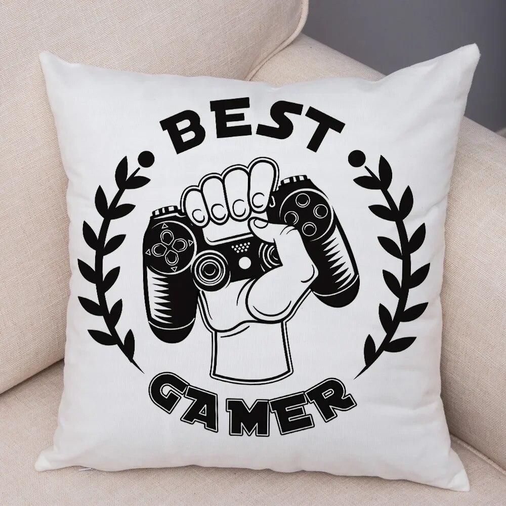 Game Room Decoration  Player Dazzle Handle Series Pillowcase Home  Boy's  Bedroom  Cushion Cover