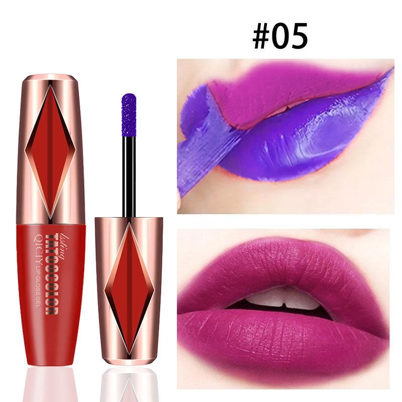 Peel Off Liquid Lipstick Rose Pink Lip Gloss Matte Outline Contour Tattoo Lip Stain Cosmetic Waterproof Transfer Lip Makeup