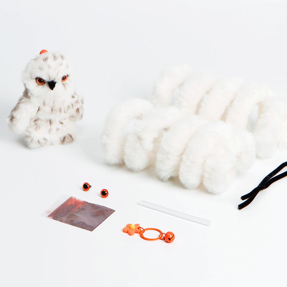 Colorful Chenille Stems Pipe Handmade Squirrel&Orangutan&Fox&Hedgehog Plush Twist Sticks DIY Material Package for Kids&Adult