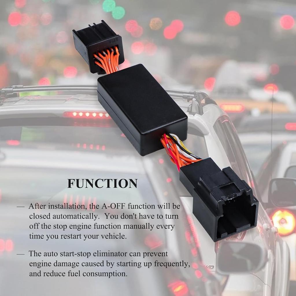Upgrade Auto Start Stop Eliminator Compatible for Jeep Wrangler JL JLU JT Gladiator Accessories 2018-2023, Car Stop Start Engine System