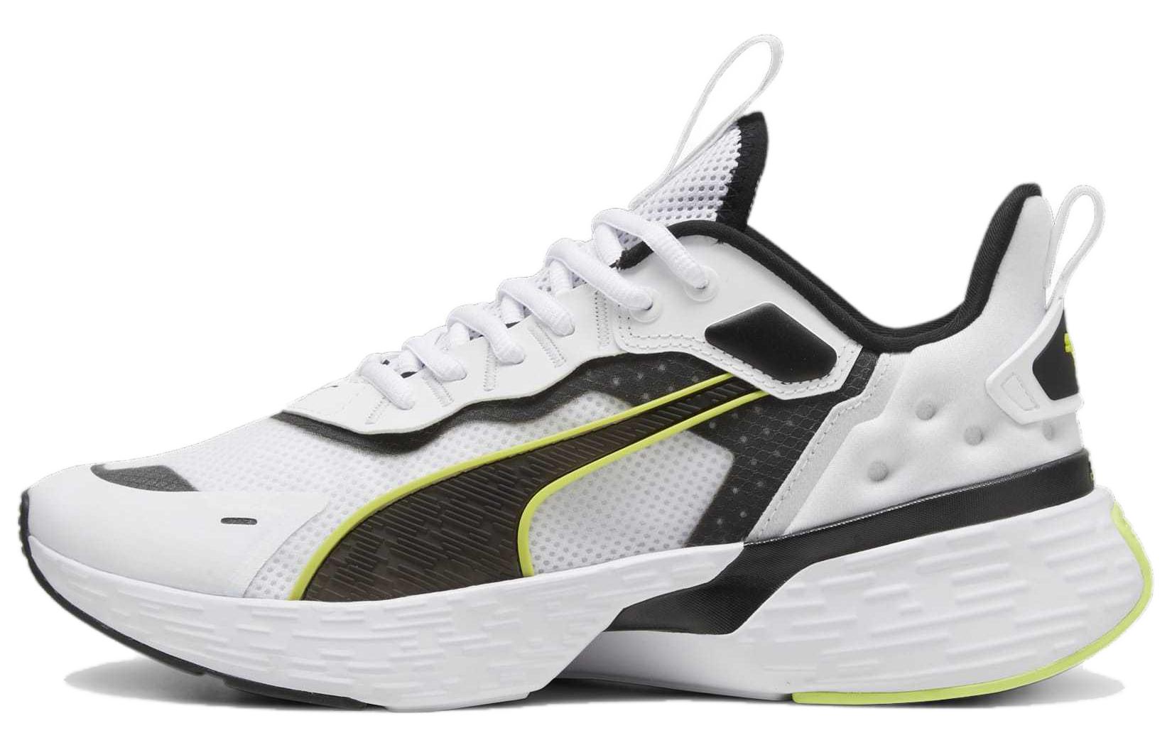PUMA Softride Sway Спортивные нескользящие низкие кроссовки для бега Унисекс Белый Серый Зеленый 379443-04 41