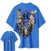 2026 Demon Slayer Hot-blooded Animation Short-sleeved Men's and Women's Same Comfortable Short-sleeved Couple's Clothing Casual Top