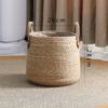 Round Woven Planter Basket Large Size Breathable Flower Pot Indoor Outdoor Garden Decor