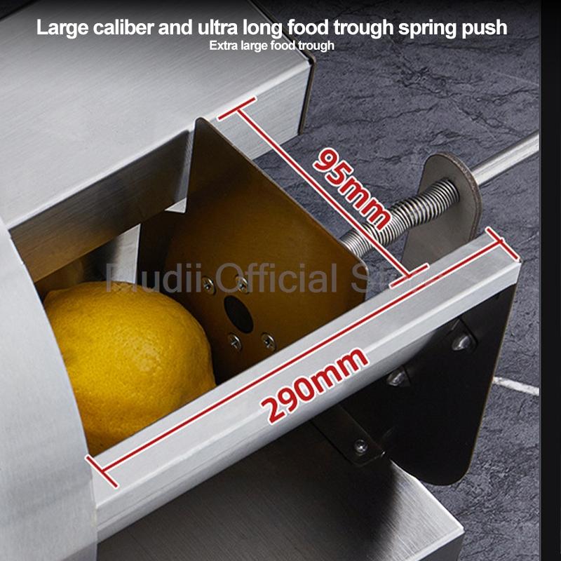 Fully Automatic Slicer Electric Vegetable Cutter Simple Machine For Home Commercial Kitchen Slice Fruit Adjustable Lemon potato