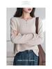 100% Reine Baumwolle Damen Strickpullover - Zart, Hautfreundlich, Lockere Passform, Übergröße, Frühling/Herbst Stil