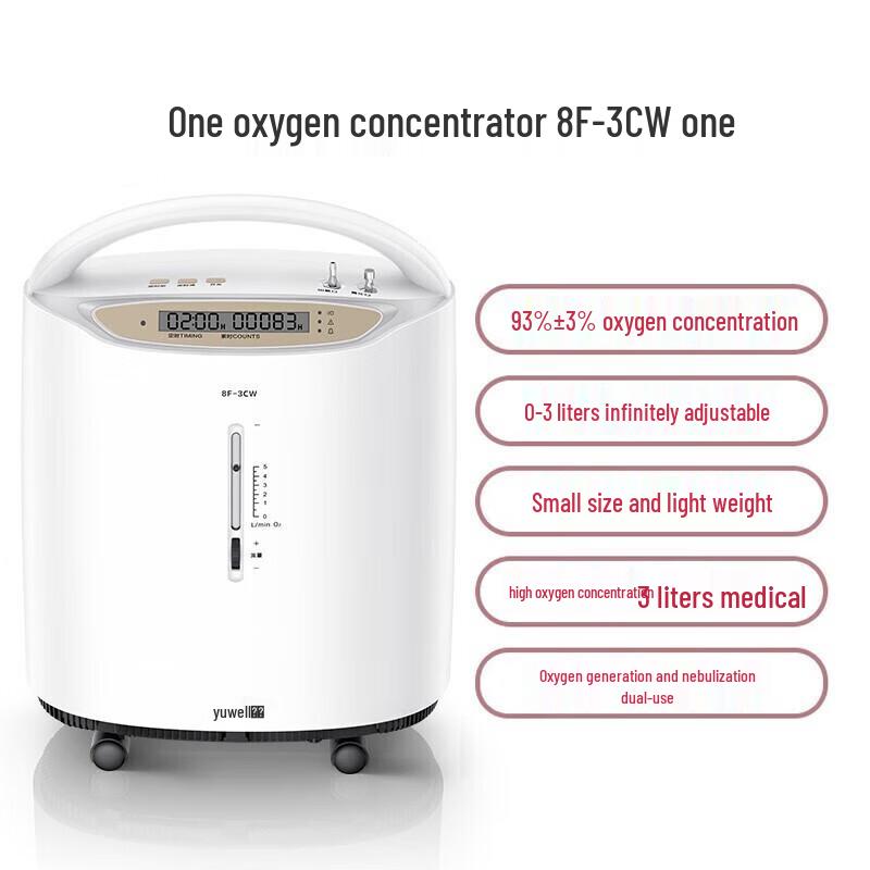 Yuwell 3L Portable Oxygen Concentrator with Nebulizer 8F-3CW