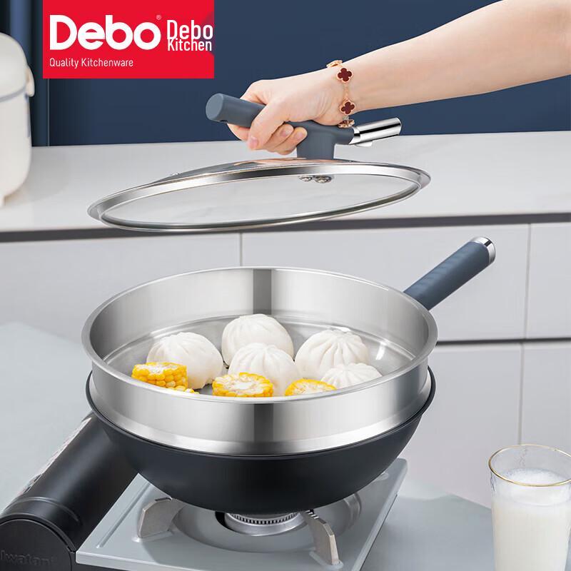 Debo Palaga 32cm Titanium Non-Stick Wok
