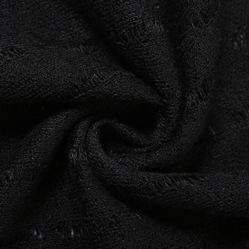 Autumn New Women's Solid Color Slim Street Fashion High Waist Casual Ripped Flared Pants