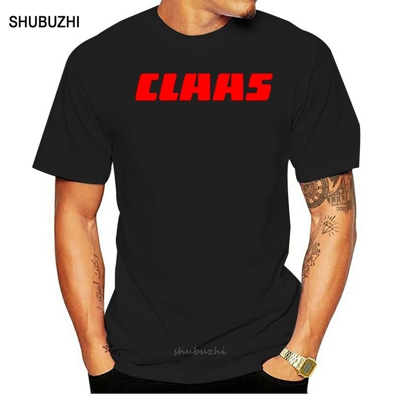Family T Shirts O-Neck Men Short Sleeve Best Friend New Claas Tractor Agriculture Logo Men Black T-Shirt Size S 3XL Shirts