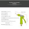 Aluminum Alloy Rubber-Coated High-Pressure Car Wash Water Gun with Nozzle Brush for Gardening and Washing