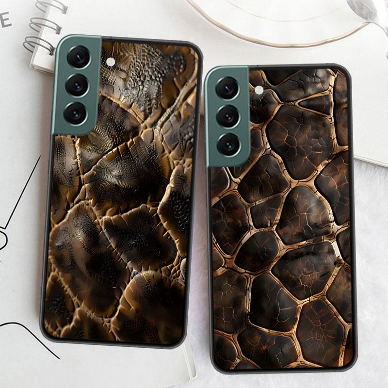 Crocodile Skin Phone Case For Samsung Galaxy S22 S25 Ultra S21 S10 Plus S26 Edge S20 S23 S24 FE Cover Silicone Soft TPU Clea