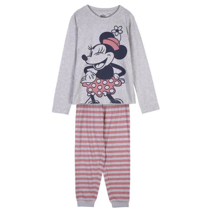 Pyjama long fille - Cerda - Minnie - Gris - 12 ans - Confortable