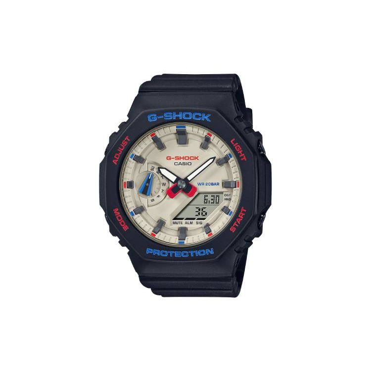 

Casio G-Shock Retro Fashion Classic Octagonal Dial Sport Watch Women watches White GMA-S2100WT-1APR Black