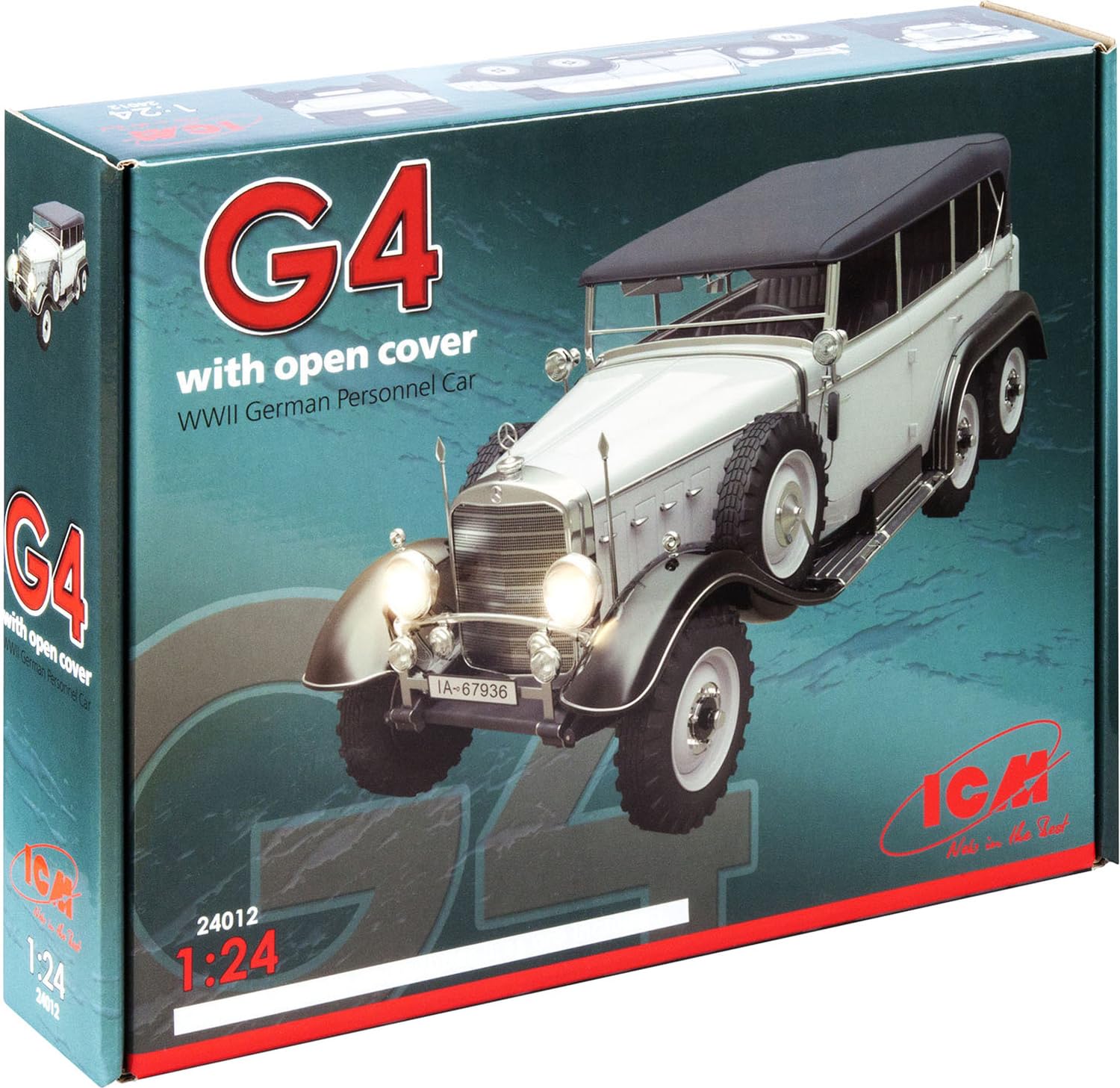 ICM 1/24 scale German G4 high-ranking official car with hood