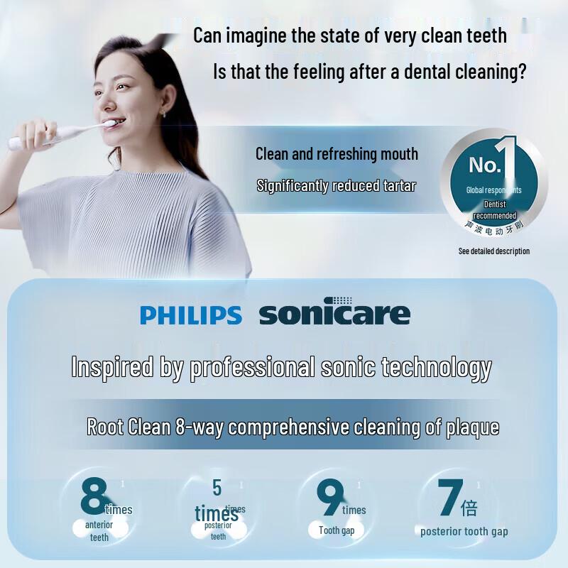 Philips Diamond 3 Series Sonic Electric Toothbrush CN Plug (adapter Included)