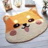 Plush Surface Cartoon Floor Mat Wear-resistant Bathroom Mat New Cashmere Floor Mat  Entrance Door