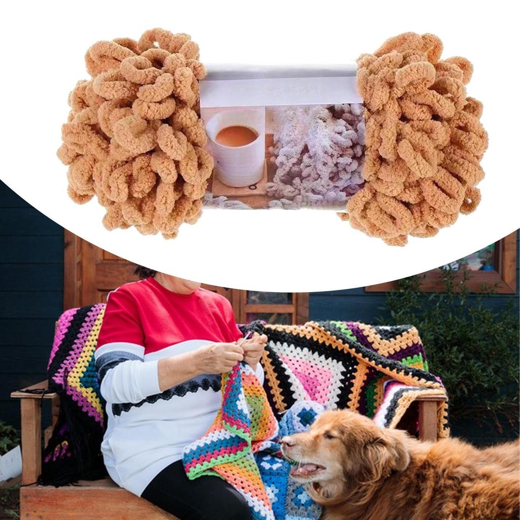 Dickes Wollgarn Voluminös Weich Sommer DIY Häkeln Armstricken Kissen Decke Stricken für
