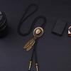 Country Style Bolo Tie Feathe Cowboy Jazz Hat Necktie Necklace Costume Accessory