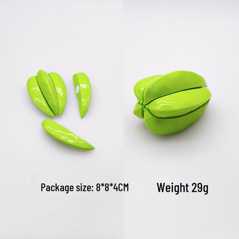 Kids' Kitchen Fruit & Veggie Chopper Toy Set for Girls - Peeling & Role-Play Fun with Durian