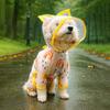 PETCIRCLE Dog Raincoat Transparent Waterproof Rain Poncho Small Dogs Teddy Bichon Schnauzer