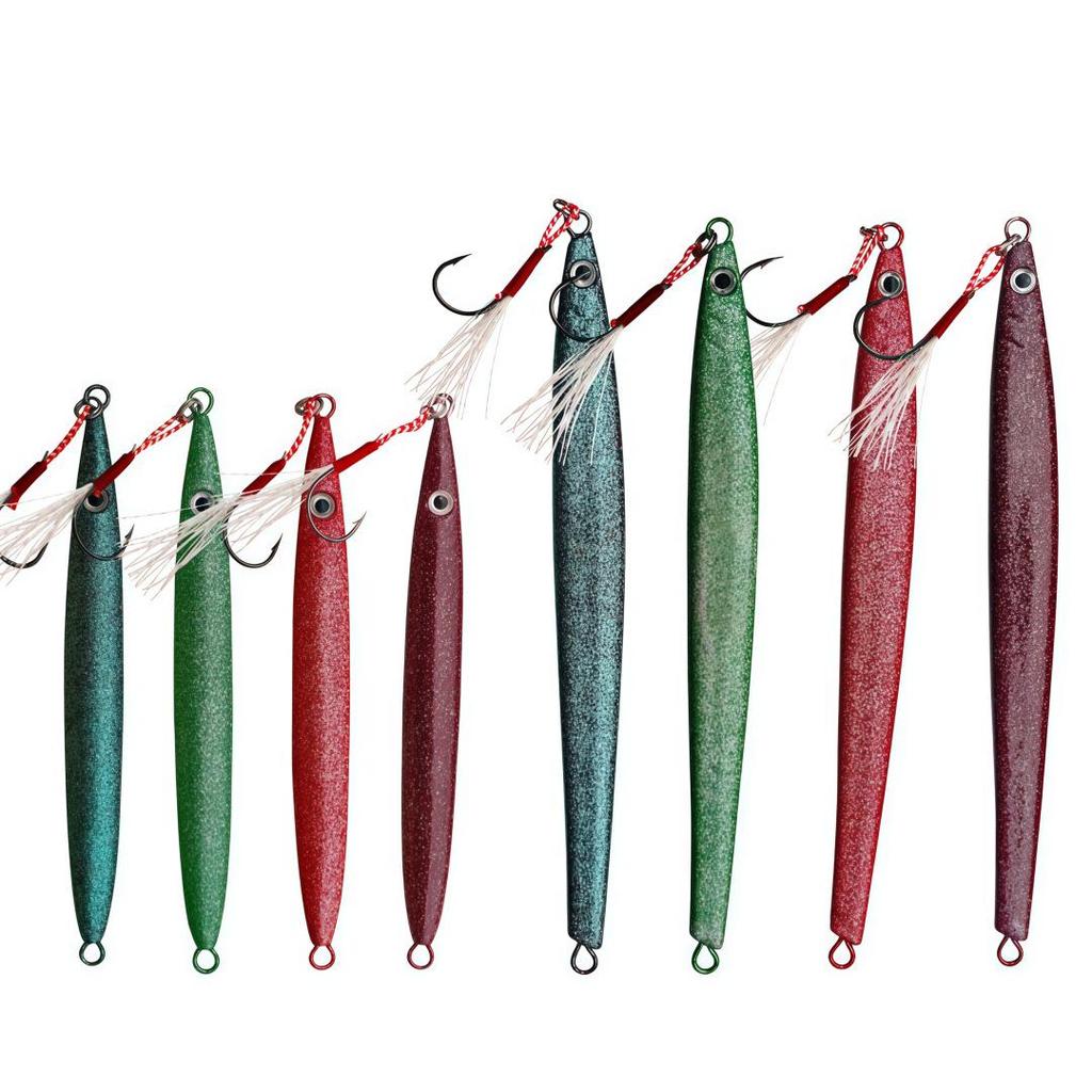 Luminous Silk Iron Plate Fishing Lure - 60/80g Sea Bait