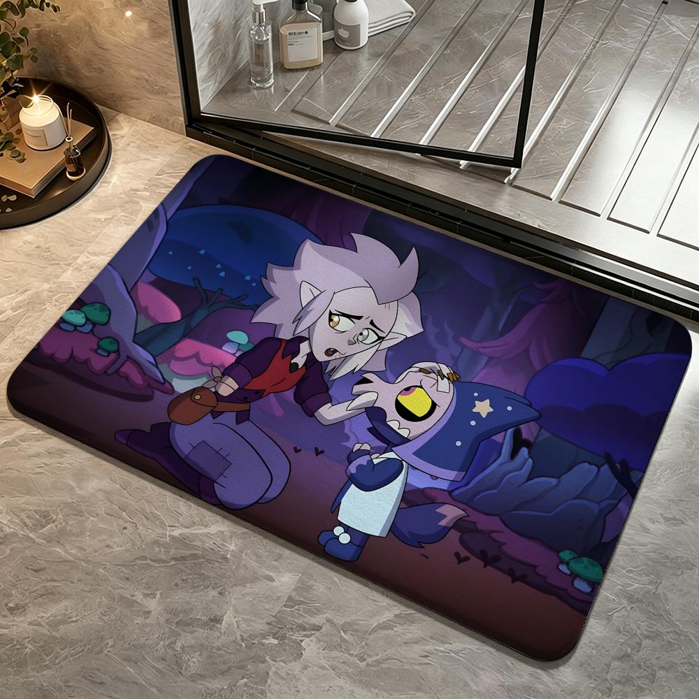 Animation-The Owl HouseS Floor Mat Soft Non-Slip Bath Mat, Bedside Carpet, Absorbent Doormat for Home