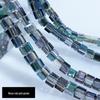 Multi-Faceted Crystal Glass Square Beads: 4/6/8mm Sugar Cubes for DIY Jewelry, Loose Beading with Holes