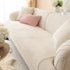 Plysj Sofapute Fire Sesonger Universell Enkel Grå Høst og Vinter Sklisikker Skinn Sofatrekk Putetrekk Stoff