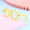 For Blythe Round Frame Toys Eyewear Clear Lens Eyeglasses Miniature Doll Glasses Plush Doll
