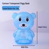Clear Bear Coin Bank & Candy Jar for Kids' Birthdays