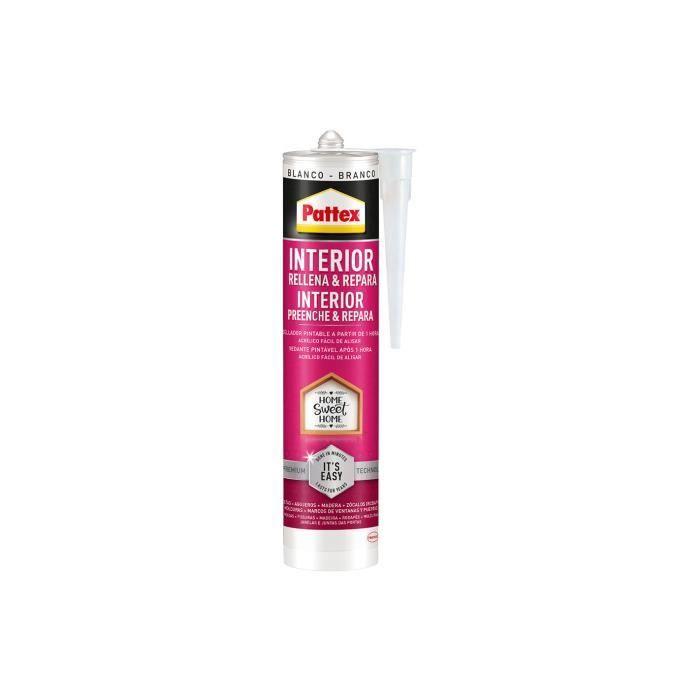 Scellant De Remplissage - Pattex - Intérieur Blanc - 280ml - Élastique Durable - Facile À Appliquer